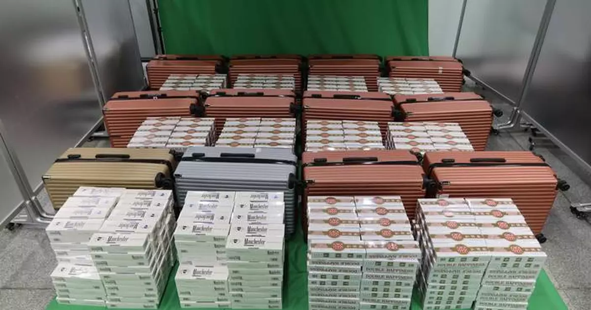 Two men jailed 10 months for smuggling $1.19 million in duty-not-paid cigarettes at Hong Kong Airport.