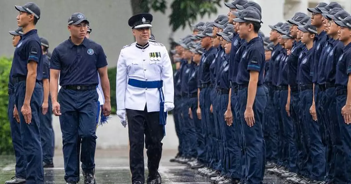 Police Commissioner Inspects Graduation of 159 Cadets from Enhanced 30-Week Training Program at Hong Kong Police College