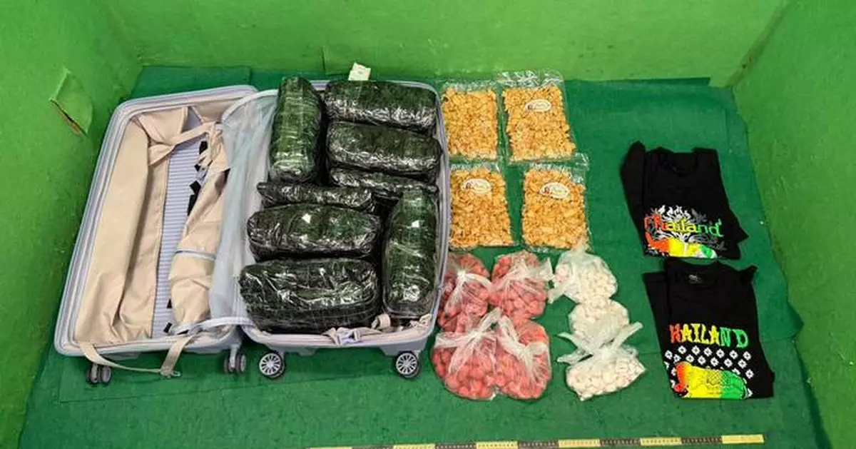 Hong Kong Customs Seizes 8 Kilograms of Cannabis at Airport, Arrests Filipino Passenger