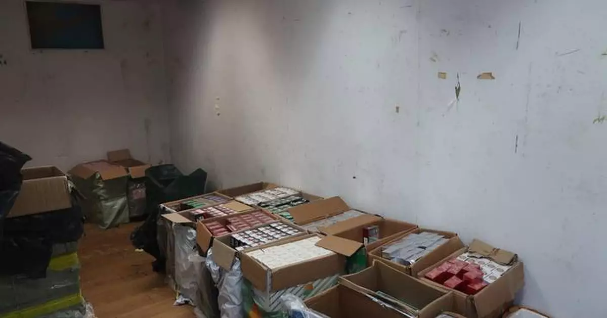 Hong Kong Customs Seizes 1.48 Million Illicit Cigarettes Worth $6.7 Million in San Tin Raid
