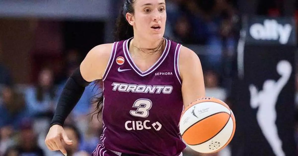 Marina Mabrey matches WNBA scoring record with 53 points to help Toronto rout Los Angeles