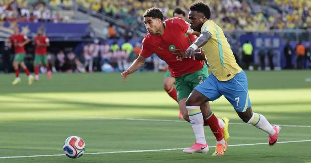 Vinícius Júnior scores a highlight-reel goal in Brazil's World Cup opening draw with Morocco