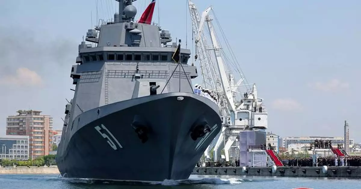North Korea's Kim claims progress on nuclear-armed navy as new warship is placed into service