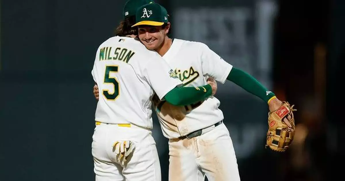 Tyler Soderstrom sends A's past Rockies 7-5 for 4th straight comeback victory in Las Vegas