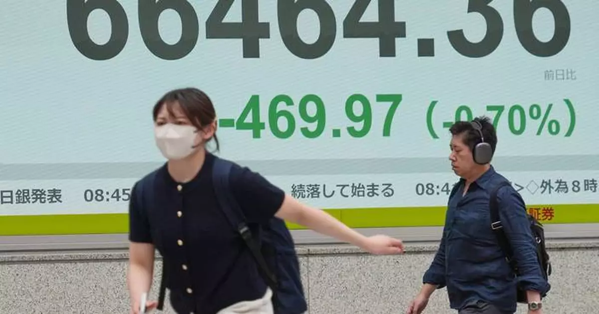 Asian shares mostly slip as latest fighting undermines the US-Iran ceasefire.