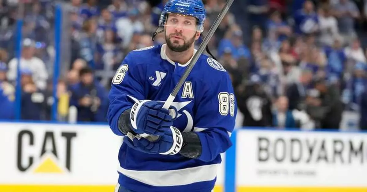 Lightning's Nikita Kucherov wins the Hart Trophy as NHL MVP, his second such honor
