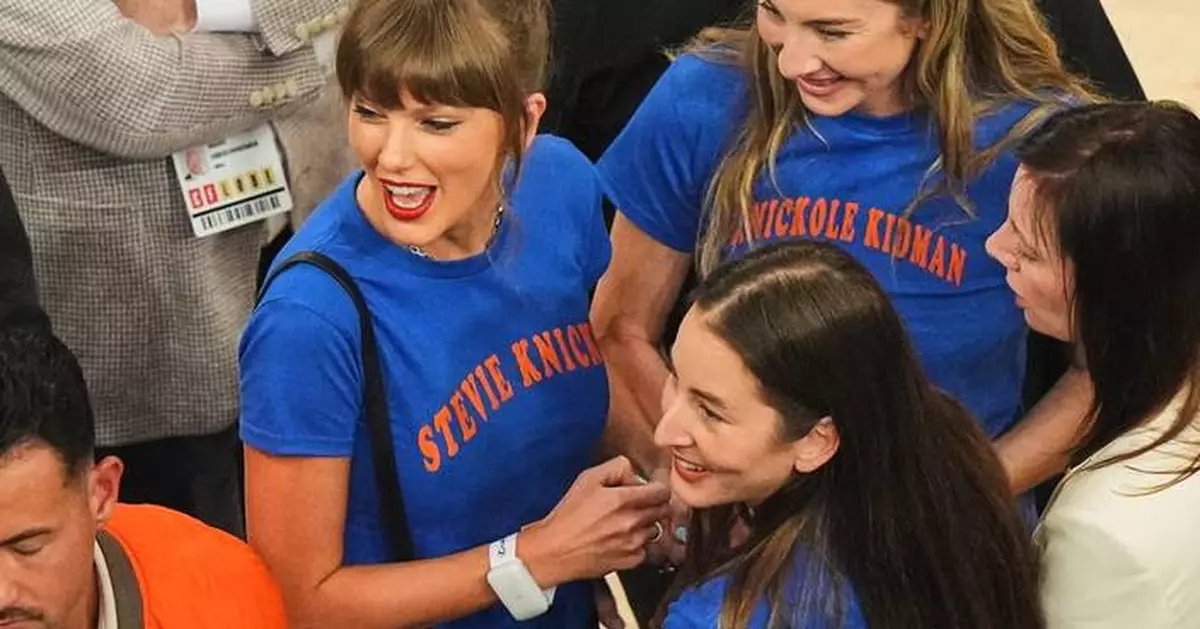 Taylor Swift attends Spurs-Knicks NBA Finals Game 4 at Madison Square Garden