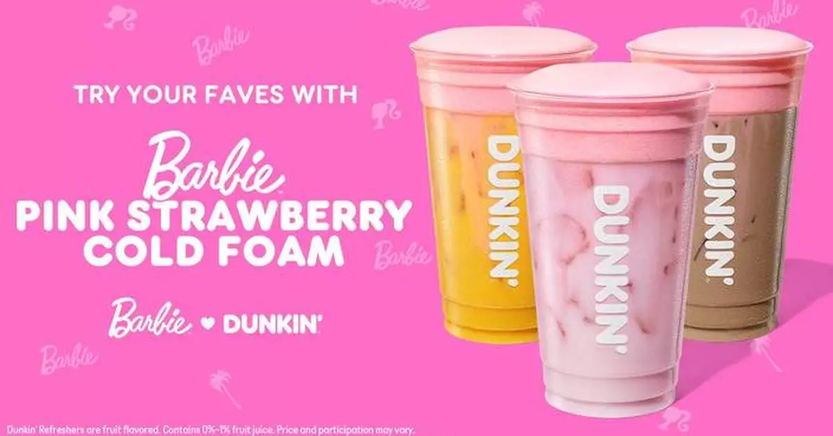Dunkin’® Serves Pink this Summer with a Bold Beverage Lineup and Iconic Collaboration with Barbie®