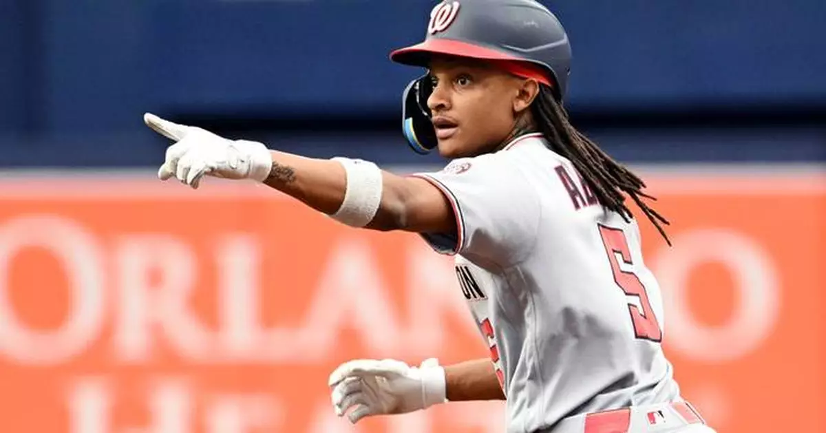 Crews, Abrams homer in the Nationals' 4-3 win over the Rays