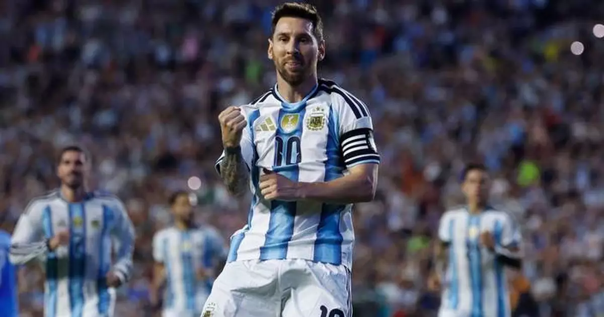Messi scores on a penalty as Argentina beats Iceland 3-0 in its final World Cup tune-up