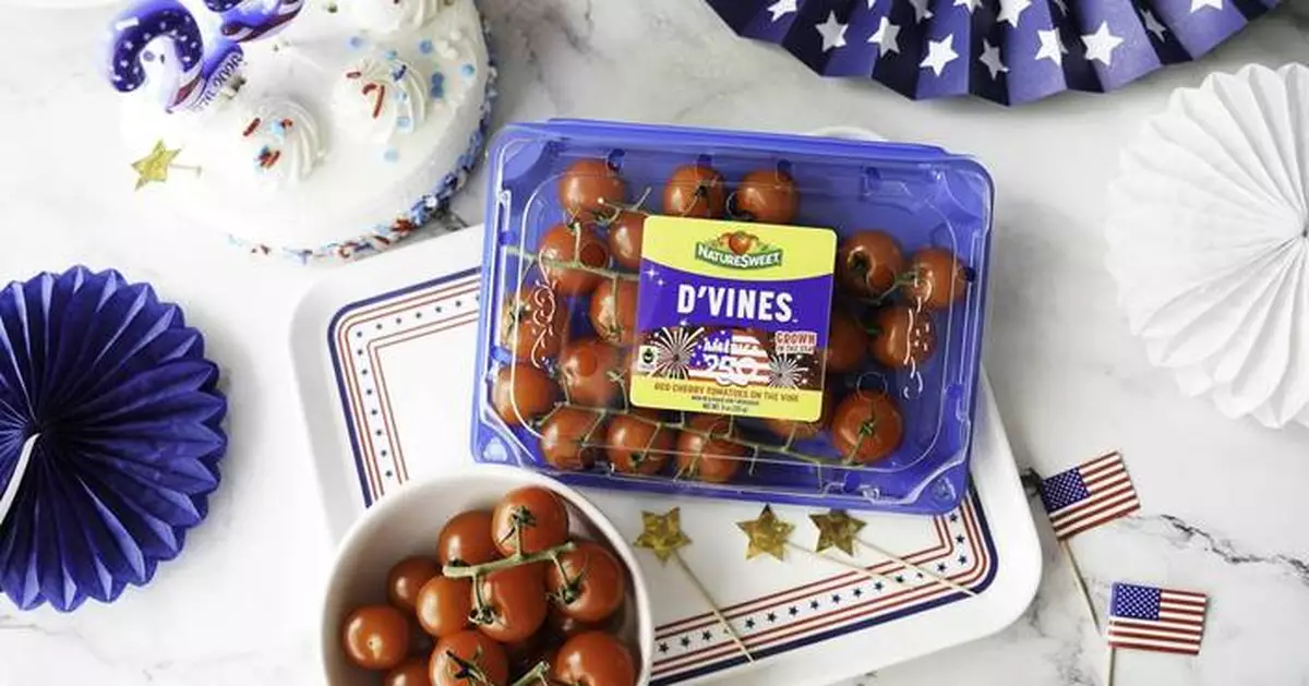 NatureSweet® Celebrates America’s 250th with Limited-Edition Cherry Tomato on the Vine Pack