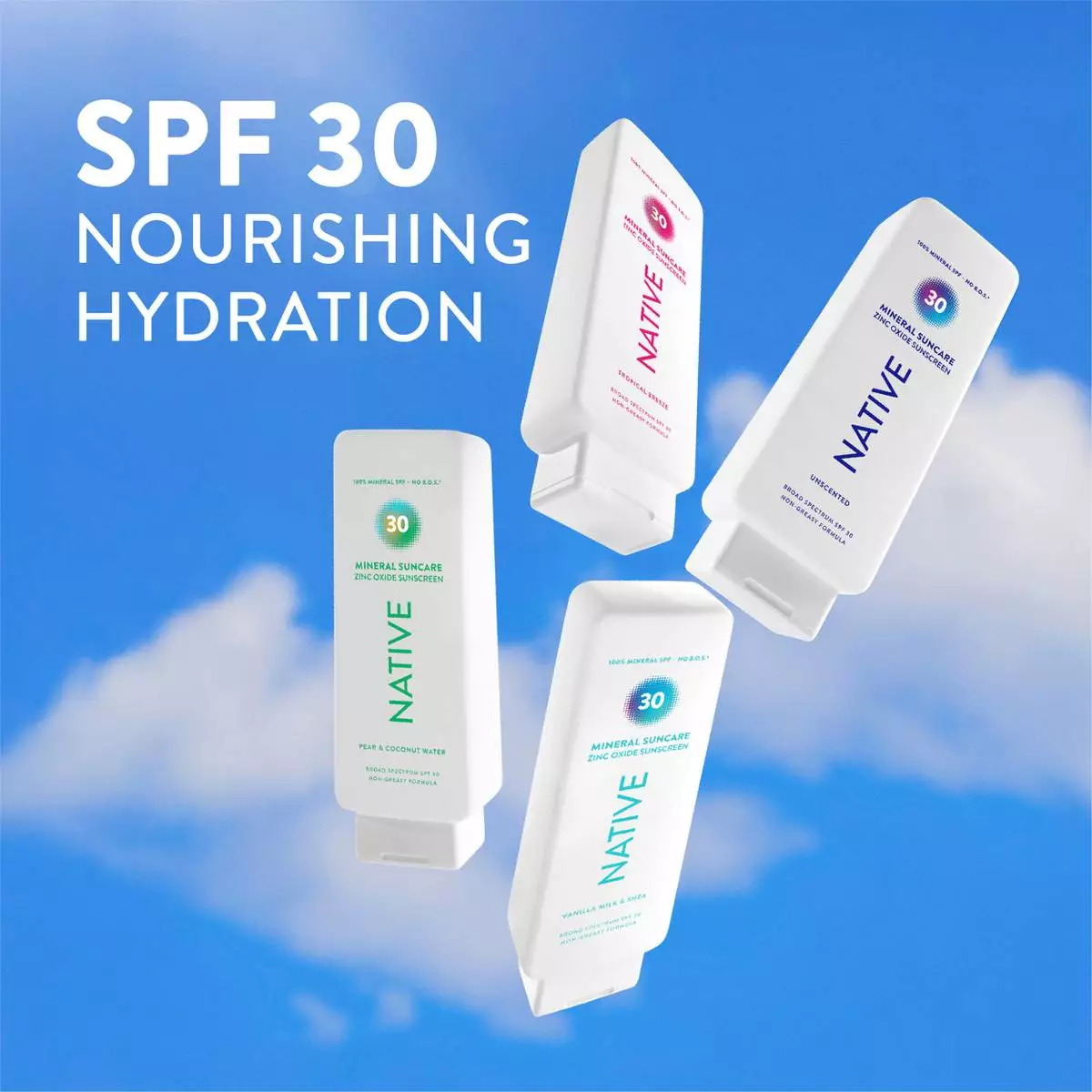 Native Mineral Sun Care collection.