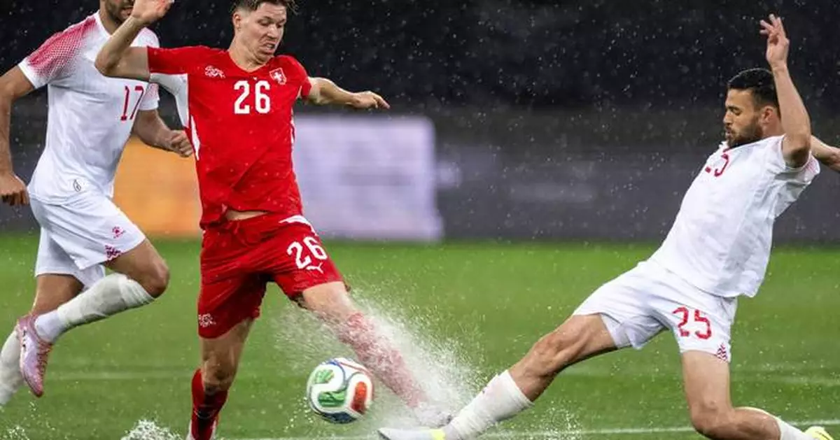 Weather chaos hits World Cup warmup game featuring two final whistles in Switzerland