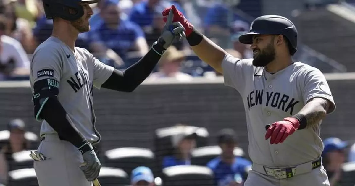 Goldschmidt hits tiebreaking HR in ninth, Yankees beat Blue Jays 3-1 for fifth win in last 6 games