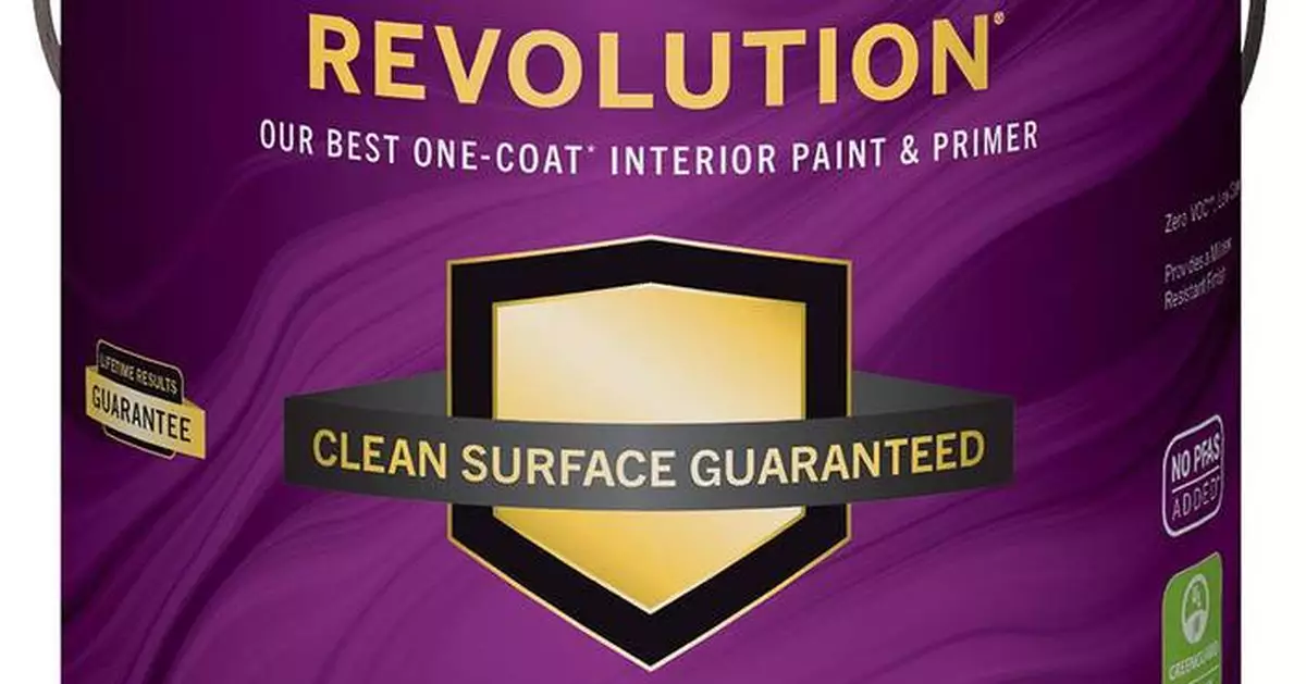 PITTSBURGH PAINTS &amp; STAINS Brand Introduces New and Improved REVOLUTION Paint and Primer Formula With Two Times More Scrub Resistance