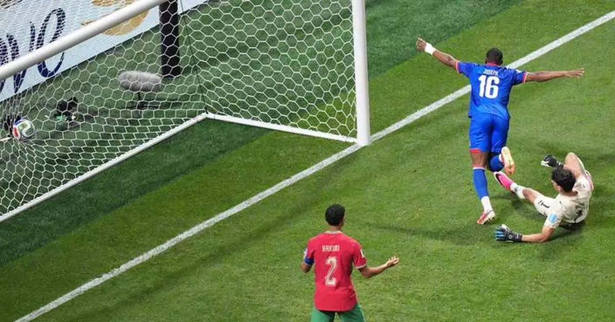 Haiti finally scores again at a World Cup after 52 years, giving the team a moral victory