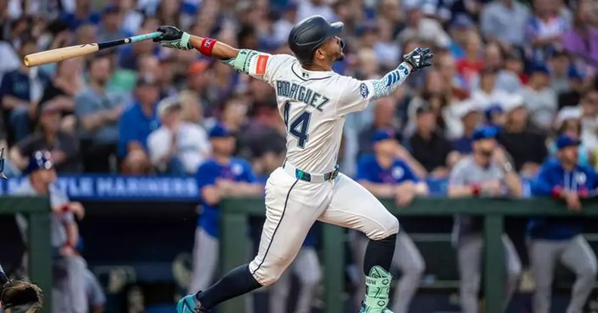 Mariners smack 3 home runs in 8-3 victory over Mets for season-high 8th straight win