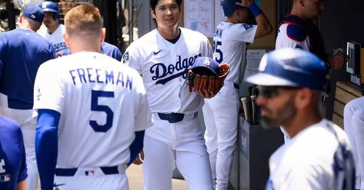 Ohtani not in Dodgers' lineup while away from team on paternity leave