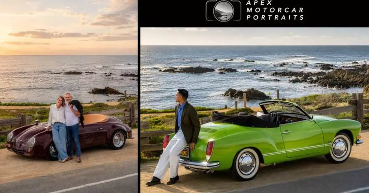 Apex Motorcar Portraits Debuts at Asilomar During Monterey Car Week 2026 — Framing Automotive Excellence for a Cause