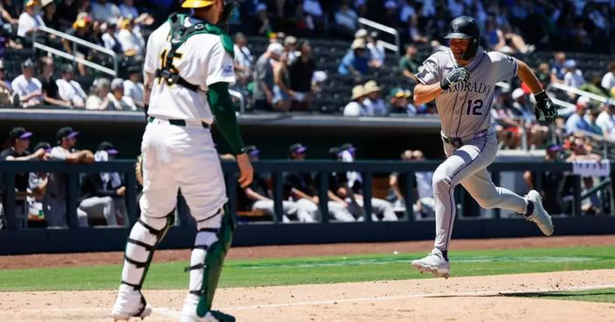 Rockies hit jackpot with 23 runs in steamy Vegas as A's finish wild stretch in future home
