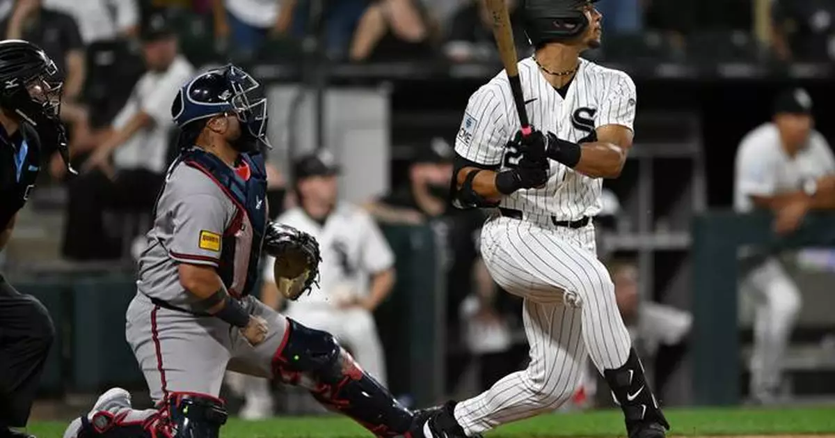 Braden Montgomery hits 2-run homer in 10th inning of MLB debut to lift White Sox over Braves 6-5