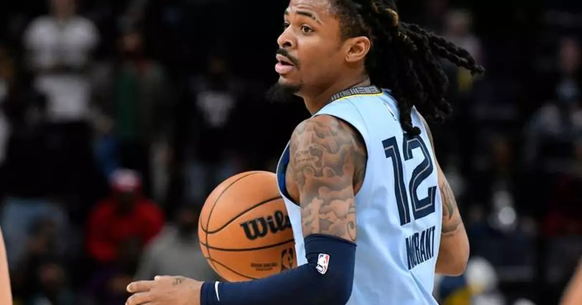 Portland is acquiring 2-time All-Star Ja Morant in a trade with Memphis, AP source says
