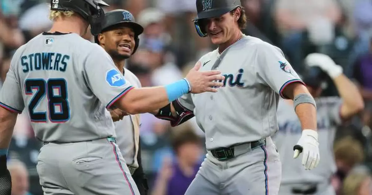 Conine smashes 3-run homer, Alcantara improves to 6-0 in June as Marlins beat Rockies 10-7