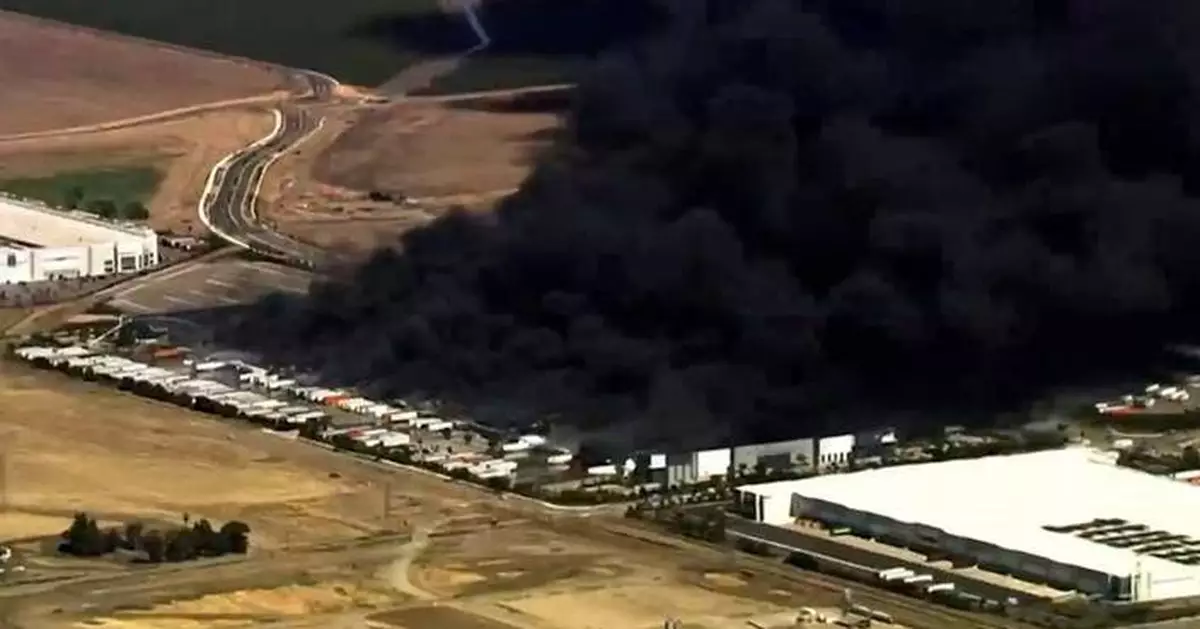 Fire destroys medical equipment warehouse in California and prompts evacuations at nearby facilities