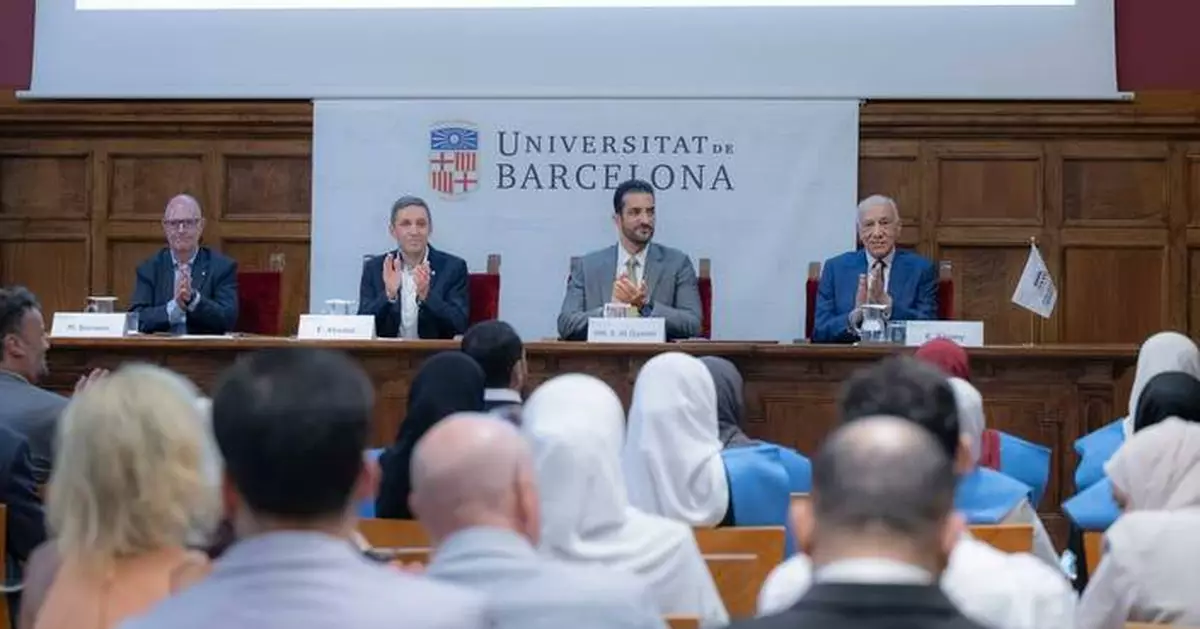 Sultan Bin Ahmed Attends Media Master's Graduation in Spain