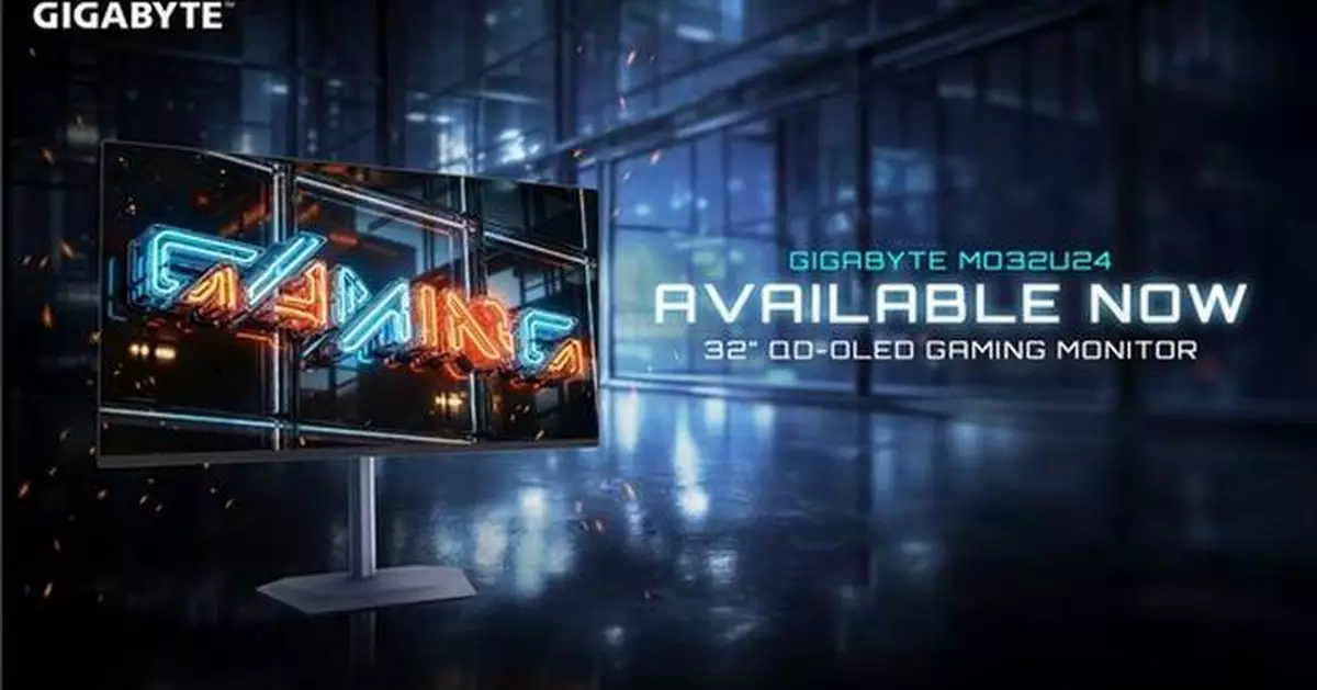 GIGABYTE 32-inch 240Hz QD-OLED 4K Gaming Monitor MO32U24 Now Available with Ultra-Smooth Visual Excellence