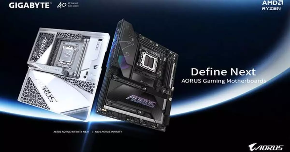 GIGABYTE Debuts 40th Anniversary X870E and X870 AORUS INFINITY Series Motherboards at COMPUTEX 2026