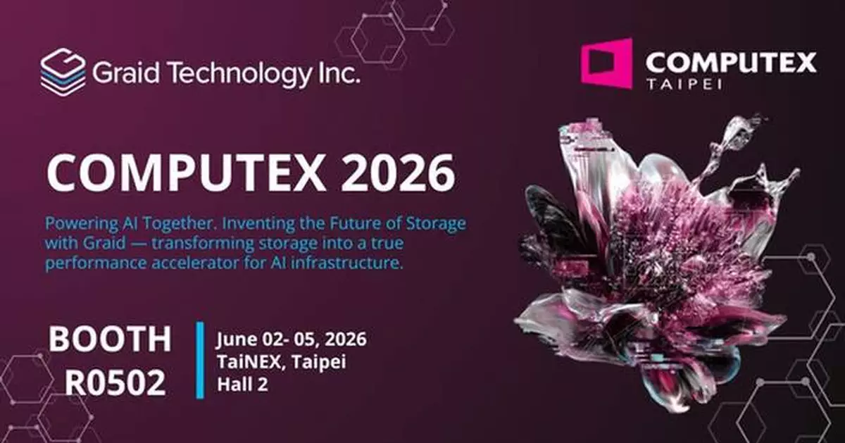 Graid Technology to Showcase AI-ready RAID Solutions at COMPUTEX 2026