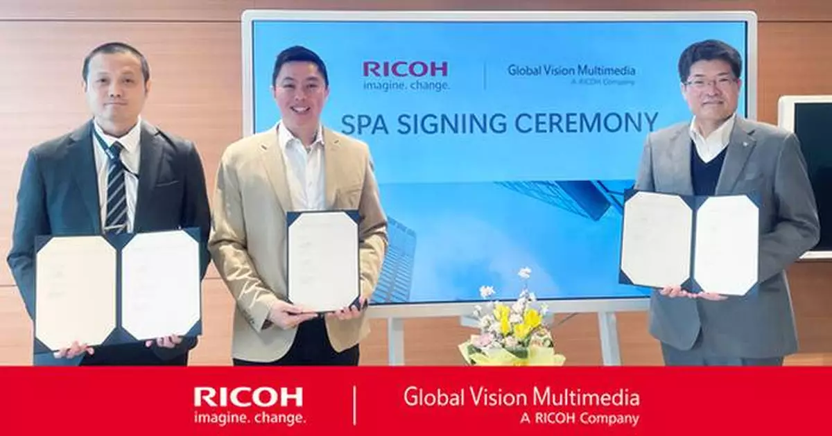 Ricoh Asia Pacific acquires Global Vision Multimedia, advancing Ricoh's global workplace services strategy