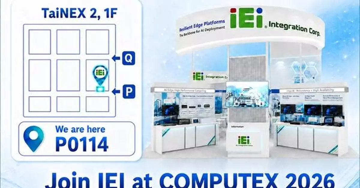 IEI Showcases Resilient Edge AI Platforms at COMPUTEX 2026: Advancing AI Deployment Across Industrial Applications