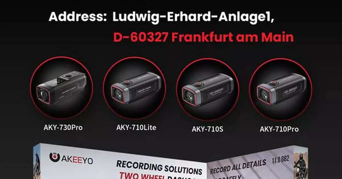 AKEEYO Brings Its Two-Wheel Dash Cam Lineup to Eurobike 2026