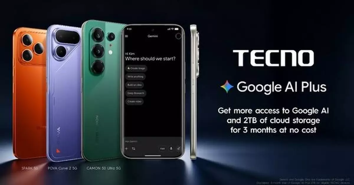 TECNO Users Can Now Get 3 Months of Google AI Plus at No Cost on Eligible Device