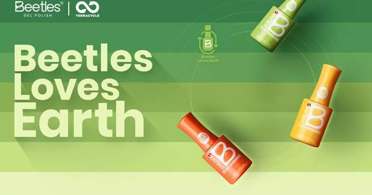 Beetles Gel Polish Partners With TerraCycle® to Launch "Beetles Loves Earth," Advancing Recycling for Nail Empties