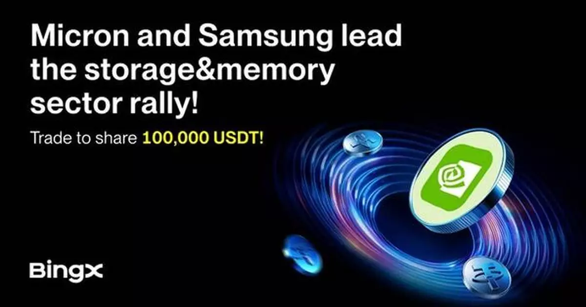 BingX Spotlights Micron &amp; Samsung Stocks With a 100,000 USDT Campaign Amid Storage Rally
