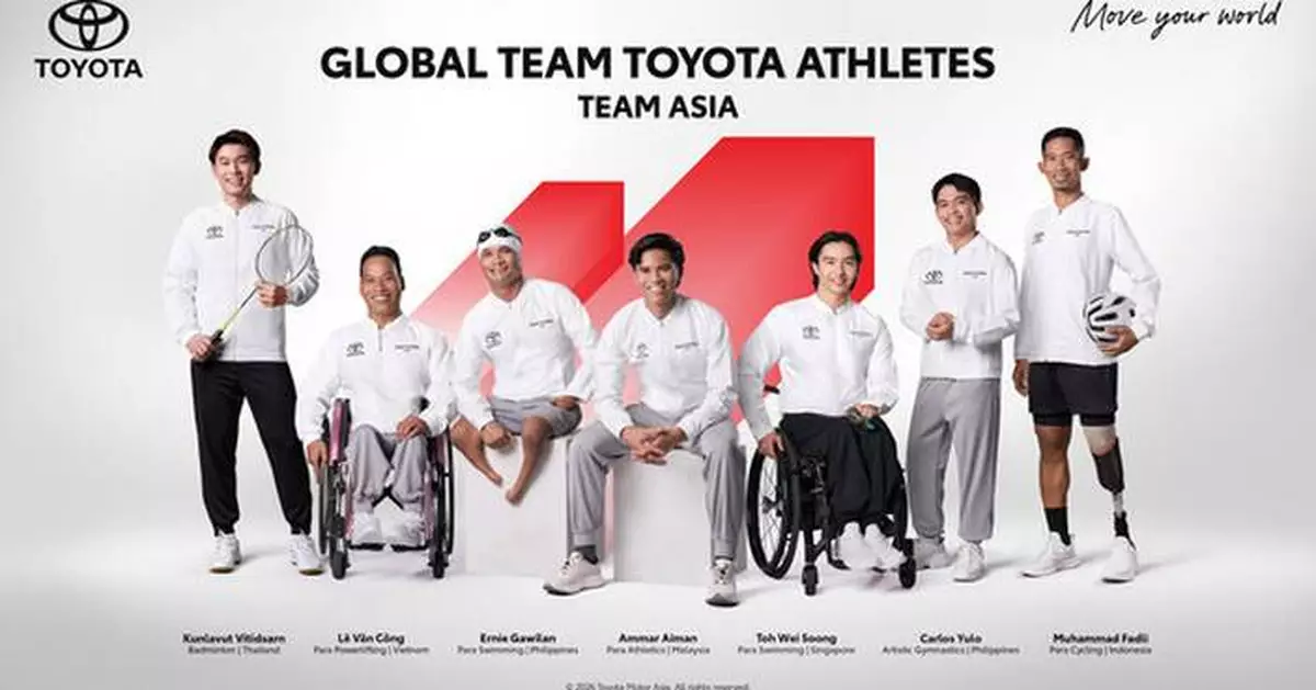 Toyota Asia Names Seven Athletes to Global Team Toyota Roster for Aichi-Nagoya 2026
