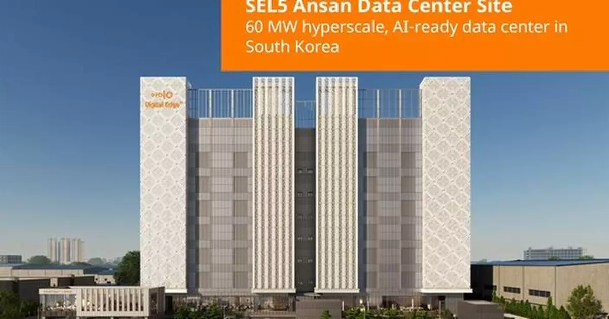 Digital Edge Secures Fully Powered Ansan Data Center Site in Power-Constrained South Korea, Advancing Expansion