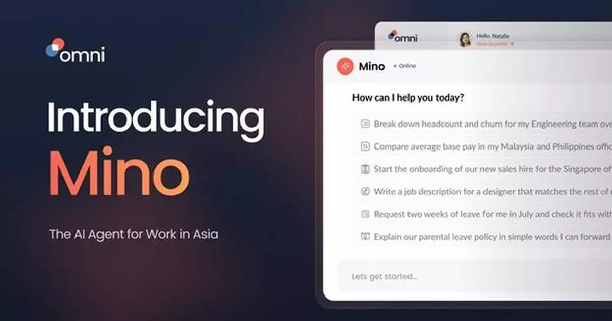 Omni HR Launches Mino, the First AI Agent Built on Unified APAC HR Data