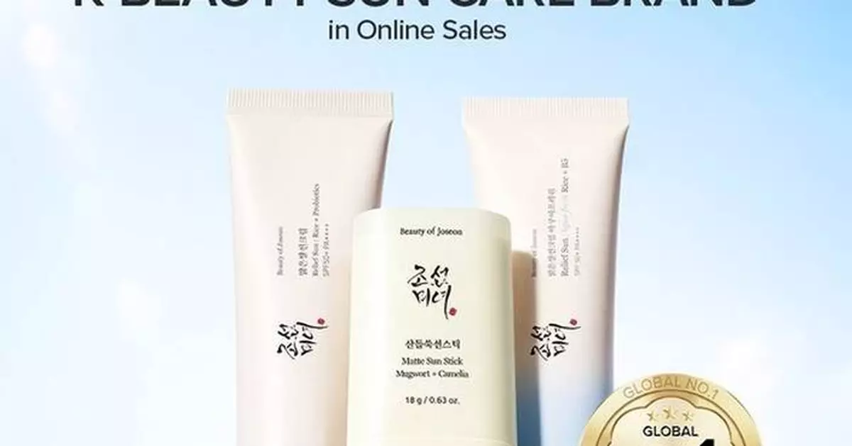 Beauty of Joseon Named 'Global No.1 K-Beauty Suncare Brand in Online Sales' by Euromonitor International