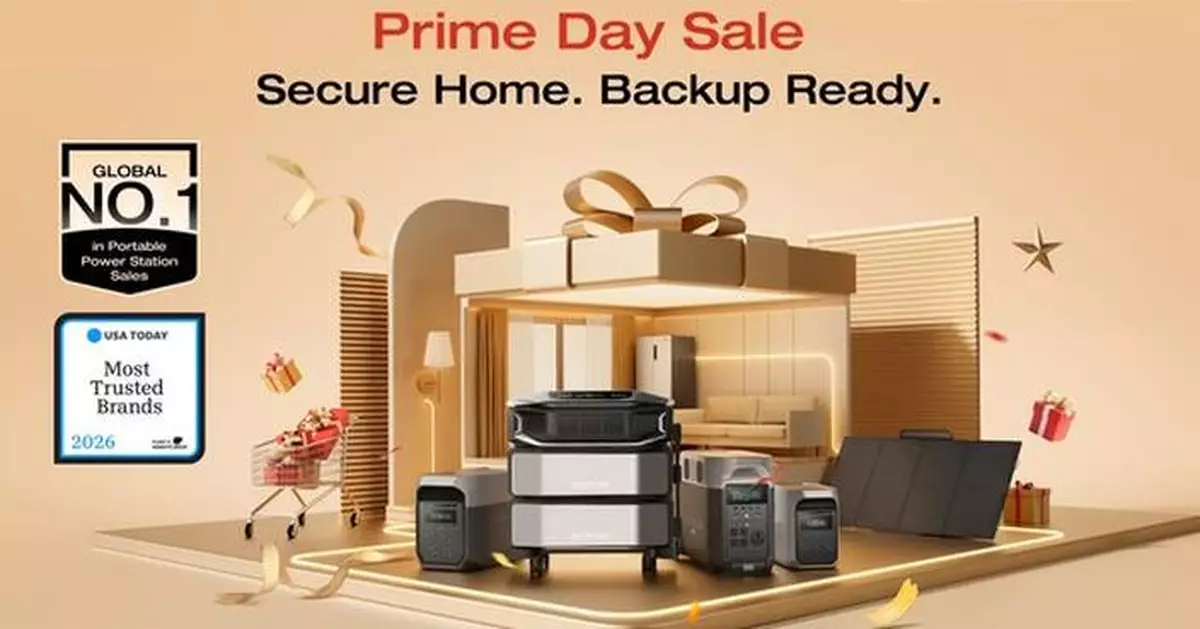 EcoFlow Launches Early Amazon Prime Day Deals With Big Savings on Backup Power Solutions