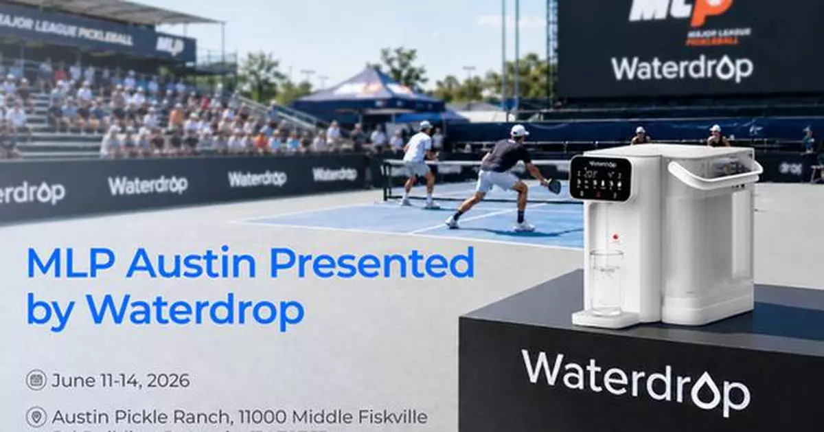 Waterdrop Filter Named Title Sponsor of MLP Austin, Marking a Major Milestone in Professional Sports