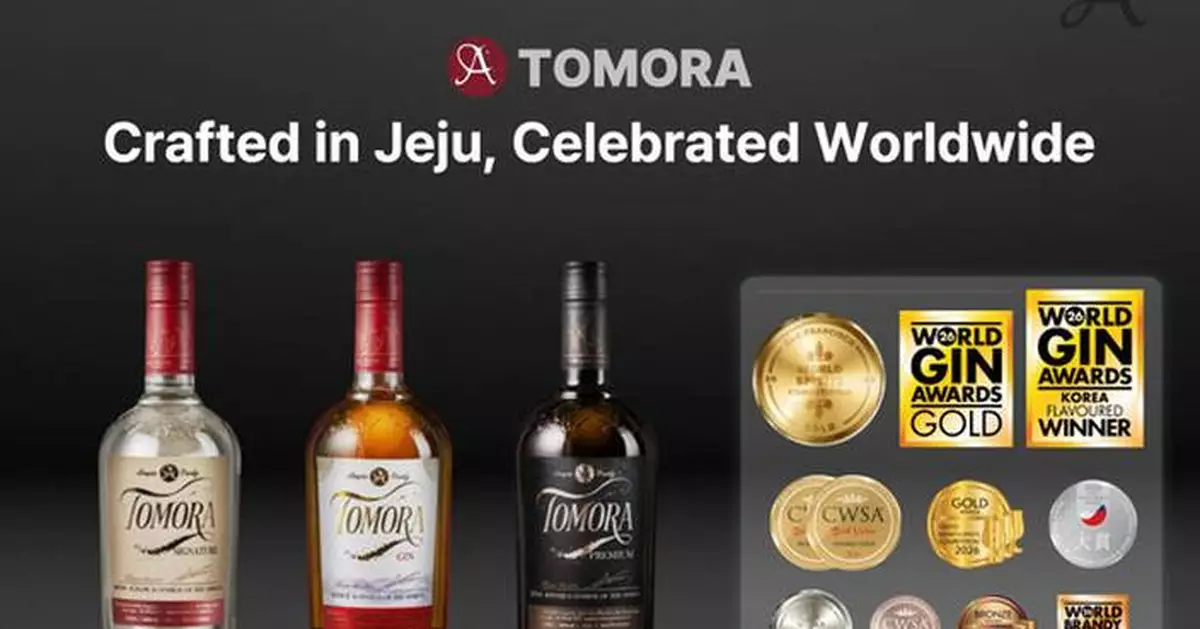 Premium Jeju Fruit Spirit "TOMORA" Wins Consecutive Awards at Major Global Spirits Competitions