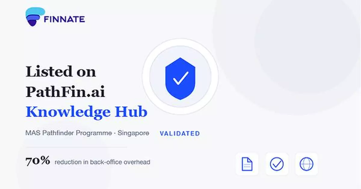 Finnate Listed on PathFin.ai Knowledge Hub under the MAS Pathfinder Programme Following Independent Review and Verification Process