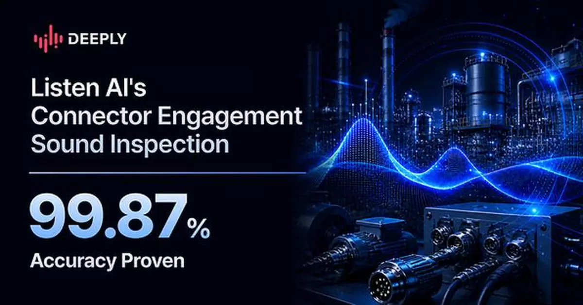 Deeply's Industrial Acoustic AI Solution Solves Connector Engagement Defects in Auto Assembly Lines, Expanding Application in Global Production Lines