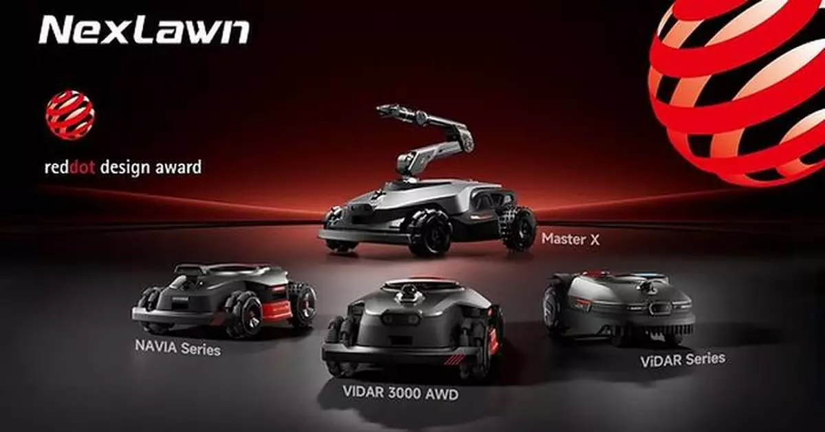 Multiple NexLawn Robotic Lawn Mowers Sweep the 2026 iF and Red Dot Design Awards