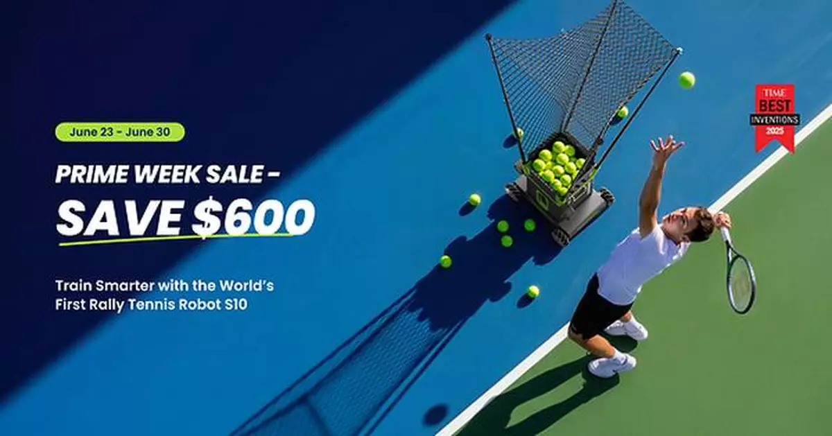 ACEMATE Tennis Robot S10 Gets $600 Prime Day Discount, with Bonus Gifts