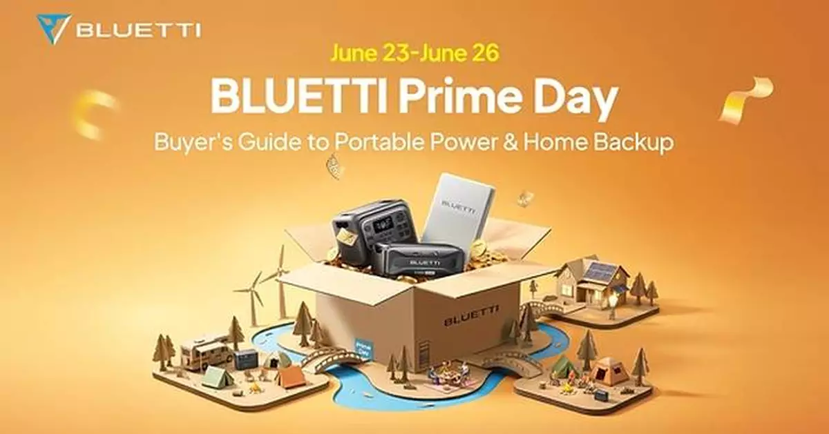 BLUETTI Unveils Prime Day 2026 Buyer's Guide for Portable Power and Home Backup